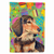 Easter Eggtravaganza with Dog Flag Garden Size - 617375989382