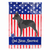 Dog Print American Flag Garden Size - 638508984159