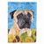 Dog in Summer Flowers Flag Garden Size - 705332047111