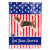 Dog Print American Flag Garden Size - 638508983978