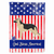 Dog Print American Flag Garden Size - 638508984562