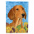 Dog in Summer Flowers Flag Garden Size - 705332049214