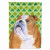 St. Patrick's Day Shamrock Dog Portrait Flag Garden Size - 705332064873