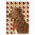 Fall Leaves with Dog Portrait Flag Garden Size - 705332063791