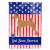 Dog Print American Flag Garden Size - 638508984593