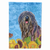Dog in Summer Flowers Flag Garden Size - 705332049580