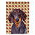 Dog Fall Leaves Portrait Flag Garden Size - 705332065894