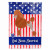 Dog Print American Flag Garden Size - 638508984371