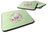 Flowers Design with Dog Foam Coaster Set of 4 - 194030076743