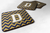 Letter Chevron Design Foam Coaster Set of 4 - 638508287236
