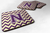 Letter Chevron Design Foam Coaster Set of 4 - 638508287595