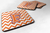 Letter Chevron Foam Coaster Set of 4 - 638508288554