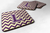 Letter Chevron Design Foam Coaster Set of 4 - 638508287571