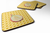 Food on Basketweave Foam Coaster - 638508825568