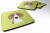 Checkerboard Design with Dog Foam Coaster Set of 4 - 615872895809