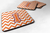 Letter Chevron Foam Coaster Set of 4 - 638508288585