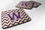 Letter Chevron Design Foam Coaster Set of 4 - 638508287687