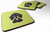 Checkerboard Design with Dog Foam Coaster Set of 4 - 615872895564