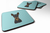 Checkerboard Design with Dog Foam Coaster Set of 4 - 615872894574
