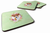 Flowers Design with Dog Foam Coaster Set of 4 - 194030076378