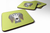 Checkerboard Design with Dog Foam Coaster Set of 4 - 615872895700