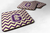 Letter Chevron Design Foam Coaster Set of 4 - 638508287526