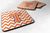 Letter Chevron Foam Coaster Set of 4 - 638508288691