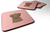 Checkerboard Design with Dog Foam Coaster Set of 4 - 615872895137