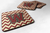 Letter Chevron Foam Coaster Set of 4 - 638508288462