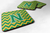 Letter Chevron Design Foam Coaster Set of 4 - 638508287854