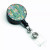 Circle Teal Initial Alphabet Retractable Badge Reel - 638508553386