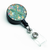 Circle Teal Initial Alphabet Retractable Badge Reel - 638508553416