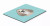 Checkerboard Design with Dog Mouse Pad, Hot Pad or Trivet - 615872912933