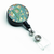 Circle Teal Initial Alphabet Retractable Badge Reel - 638508553331
