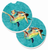 Marine & Beach Cup Holder Car Coasters (Set of 2) - 638508562838