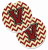 Letter Chevron Cup Holder Car Coasters (Set of 2) - 638508577580