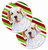 Dog Themed Holiday Christmas Cup Holder Car Coasters (Set of 2) - 638508594082