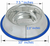 Etched Stainless Steel Dog Bowls with Blue Silicone Base - 712038174331
