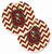 Letter Chevron Cup Holder Car Coasters (Set of 2) - 638508577436
