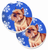 Dog Themed Holiday Christmas Cup Holder Car Coasters (Set of 2) - 638508589408
