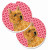 Dog Themed Valentine's Day Cup Holder Car Coasters (Set of 2) - 638508593924