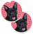 Dog Themed Valentine's Day Cup Holder Car Coasters (Set of 2) - 638508592309