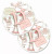 Letter Love in Paris Cup Holder Car Coasters (Set of 2) - 638508583642