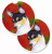 Dog Themed Holiday Christmas Cup Holder Car Coasters (Set of 2) - 638508592774
