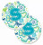 Letter Floral Cup Holder Car Coasters (Set of 2) - 638508584823