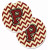 Letter Chevron Cup Holder Car Coasters (Set of 2) - 638508577528