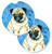 Dog Themed Cup Holder Car Coasters (Set of 2) - 638508590411