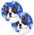 Dog Themed Holiday Christmas Cup Holder Car Coasters (Set of 2) - 638508592460