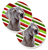 Dog Themed Holiday Christmas Cup Holder Car Coasters (Set of 2) - 638508589262