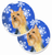 Dog Themed Holiday Christmas Cup Holder Car Coasters (Set of 2) - 638508588623